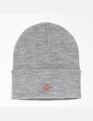 Chapeaux Dickies Cuffed Knit Grise | 789ICFOSU