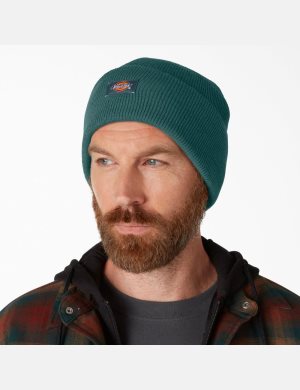 Chapeaux Dickies Cuffed Knit Vert | 610SCNPOF