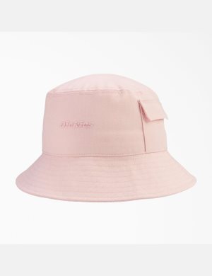 Chapeaux Dickies Script Logo Bucket Rose | 165MSAEOK