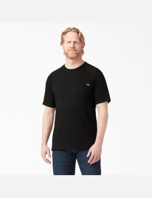 Hauts Dickies Cooling Corta Sleeve Noir | 856FJTNWP