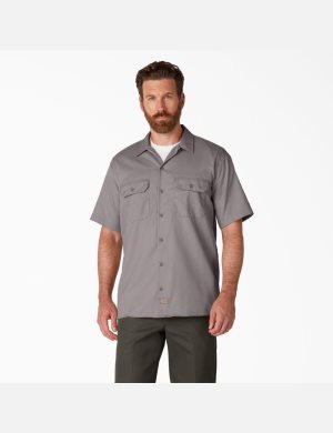 Hauts Dickies Corta Sleeve Argent | 246LUGBXF