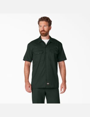 Hauts Dickies Corta Sleeve Vert | 568FABRCV