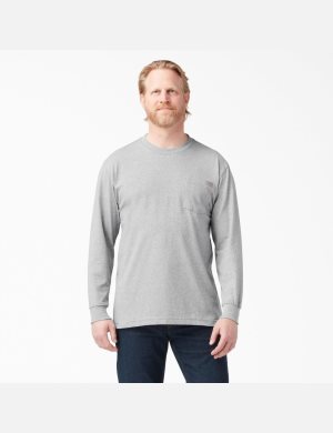 Hauts Dickies Heavyweight Crew Neck T-Shirt Grise | 189NWPMAU