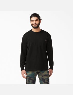 Hauts Dickies Heavyweight Crew Neck T-Shirt Noir | 495QLWCUB