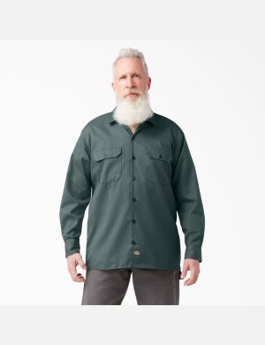 Hauts Dickies Travail Shirt Vert | 291YJAUVS