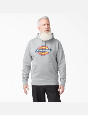 Hauts Dickies Tri-Color Logo Fleece Grise | 872RGQOXE