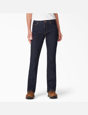 Jean Dickies Perfect Shape Denim Bootcut Indigo Bleu | 941FQLTNW