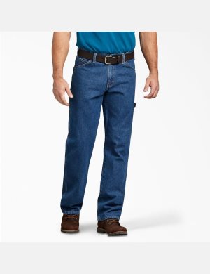 Jean Dickies Relaxed Fit Carpenter Heavyweight Denim Indigo Bleu | 901GYPJNM