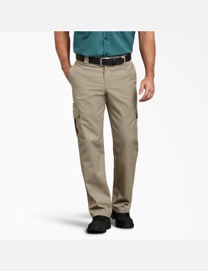 Pantalon Cargo Dickies FLEX Regular Fit Droit Leg Marron | 104QZXYRP