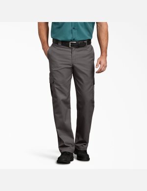 Pantalon Cargo Dickies FLEX Regular Fit Droit Leg Grise | 213AOLPQE