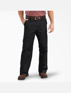 Pantalon Cargo Dickies Loose Fit Droit Leg Noir | 183PBIKLX