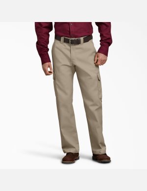 Pantalon Cargo Dickies Relaxed Fit Droit Leg Marron | 750DVCSUK