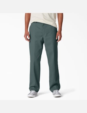 Pantalon De Planche À Roulettes Dickies Regular Fit Twill Vert | 316JFRLZD