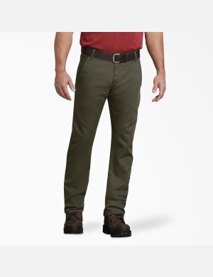 Pantalon De Travail Dickies Regular Fit Droit Leg Duck Carpenter Vert | 271GTRWQF