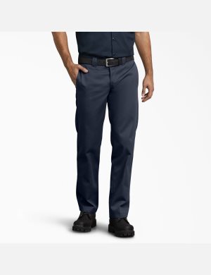 Pantalon De Travail Dickies Slim Fit Droit Leg Bleu Marine | 314PAJHSL