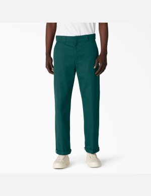 Pantalon De Travail Dickies Twill Cuffed Vert | 815MDRIJY