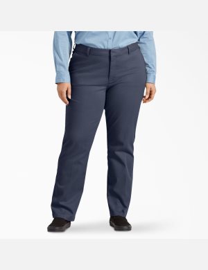 Pantalon Dickies Plus Perfect Shape Bleu Marine | 261JRTQHW