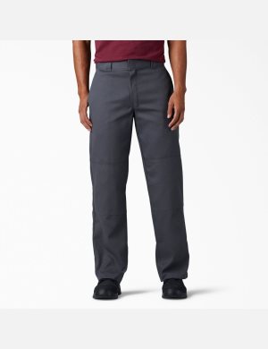 Pantalon À Deux Genoux Dickies FLEX Loose Fit Grise | 590OQSBNG