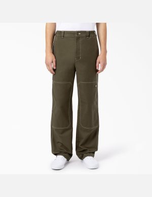 Pantalon À Deux Genoux Dickies Florala Vert | 018PXTUJA