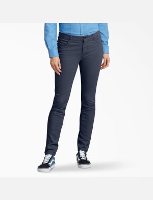 Pantalons Décontractés Dickies Perfect Shape Bleu Marine | 243AITULQ