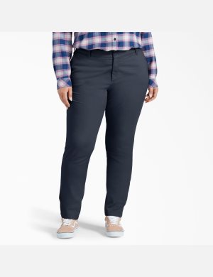 Pantalons Décontractés Dickies Plus Bleu Marine | 401EYHVQN