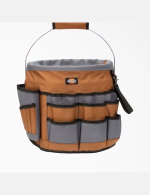 Sacs À Outils Dickies 35-Pocket Bucket Organizer Marron | 569RVYMUW