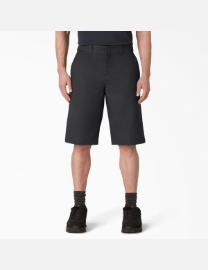 Shorts Dickies Cooling Active Taille Plates Front Noir | 801KNHPWA