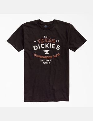 T Shirts Dickies Anvil Graphique Noir | 542SCXHUK