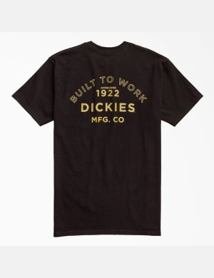 T Shirts Dickies MFG. Co Graphique Noir | 391VGBLHP