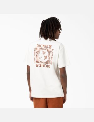 T Shirts Dickies Marbury Corta Sleeve Blanche | 468BHXTUK