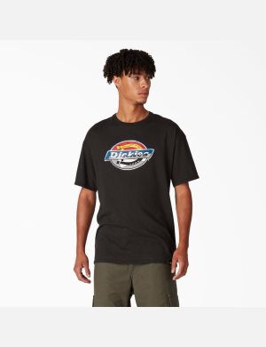 T Shirts Dickies Skateboarding Distressed OG Graphique Noir | 403GABJMS