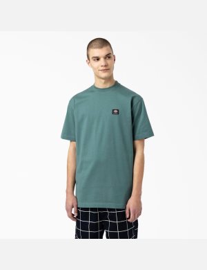 T Shirts Dickies Skateboarding Mount Vista Vert | 347KMRUPG