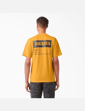 T Shirts Dickies Strada Utility Graphique Jaune | 367EBZDQV