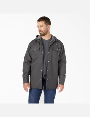 Vêtements D'extérieur Dickies Hydroshield Duck Encapuchonné Grise | 479WUFKQE