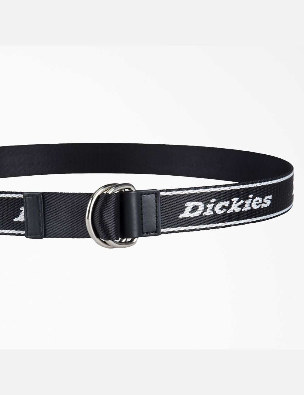 Ceintures Dickies D-Ring Logo Print Web Noir | 293IRBYJZ