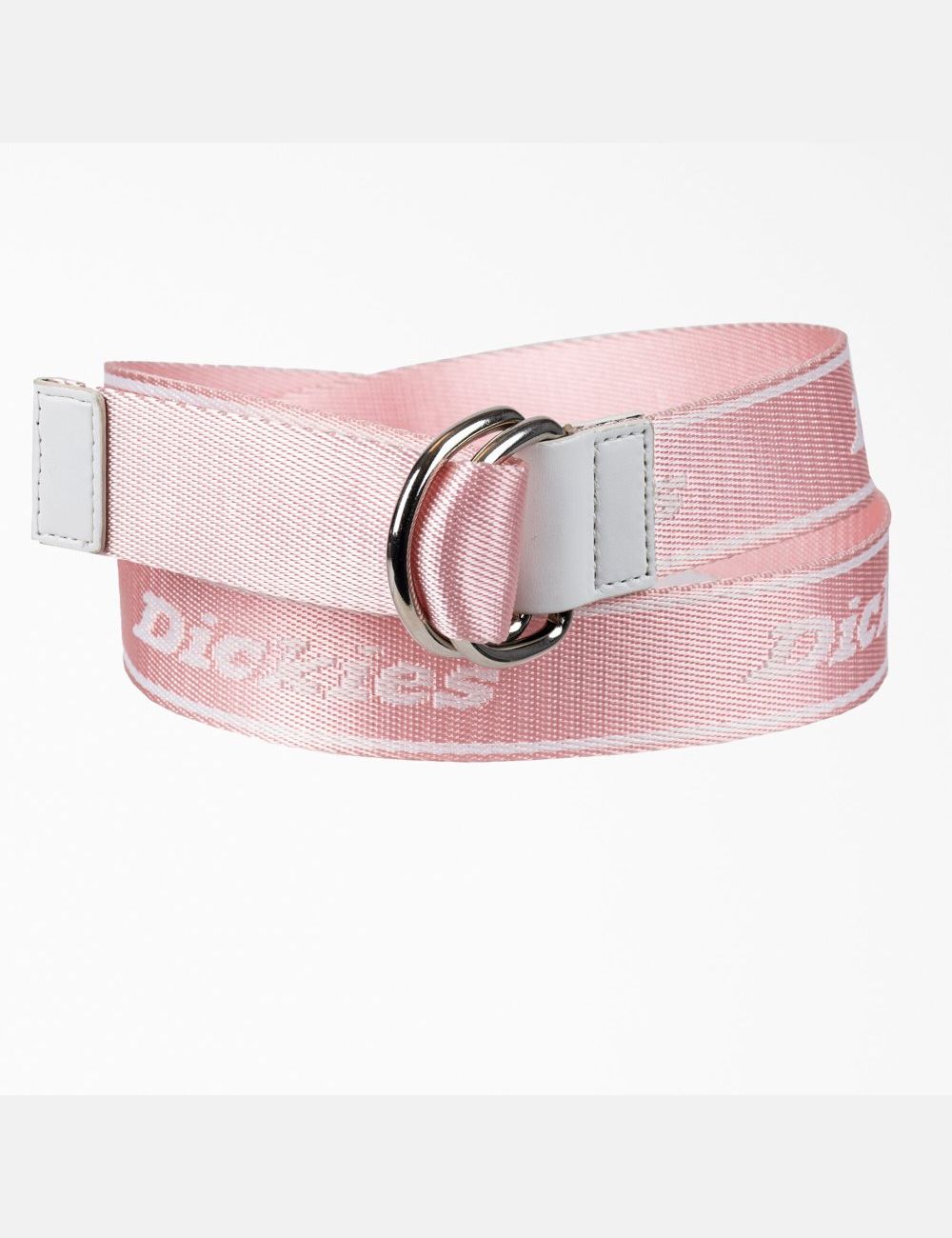 Ceintures Dickies D-Ring Logo Print Web Rose | 906WTEOQR