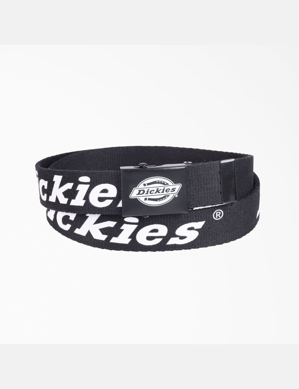 Ceintures Dickies Web Logo Noir | 526OZHQEJ