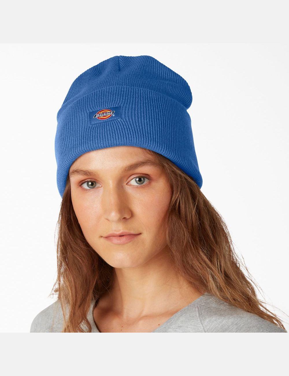 Chapeaux Dickies Cuffed Knit Bleu Royal Bleu | 251DYZXRK