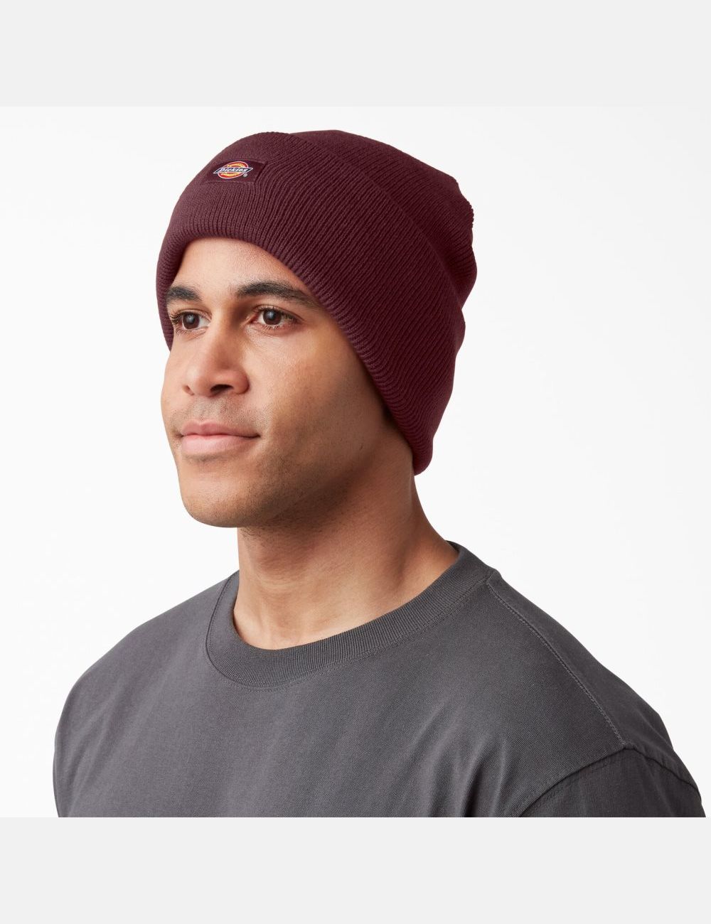 Chapeaux Dickies Cuffed Knit Bordeaux | 147ESYJVC