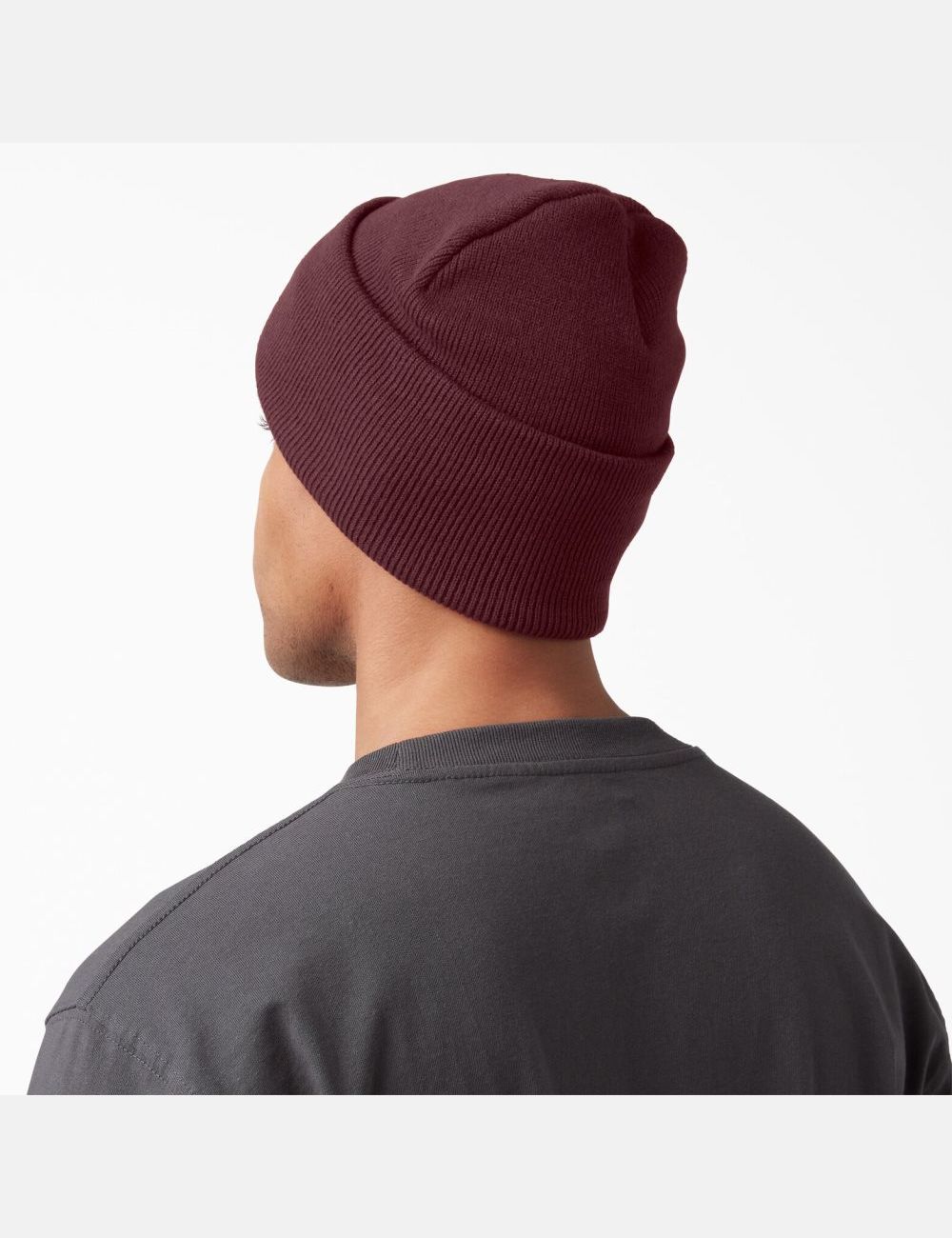 Chapeaux Dickies Cuffed Knit Bordeaux | 147ESYJVC