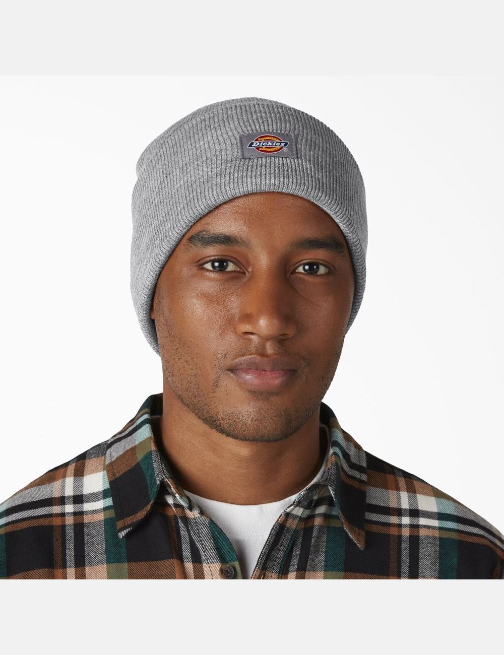 Chapeaux Dickies Cuffed Knit Grise | 789ICFOSU