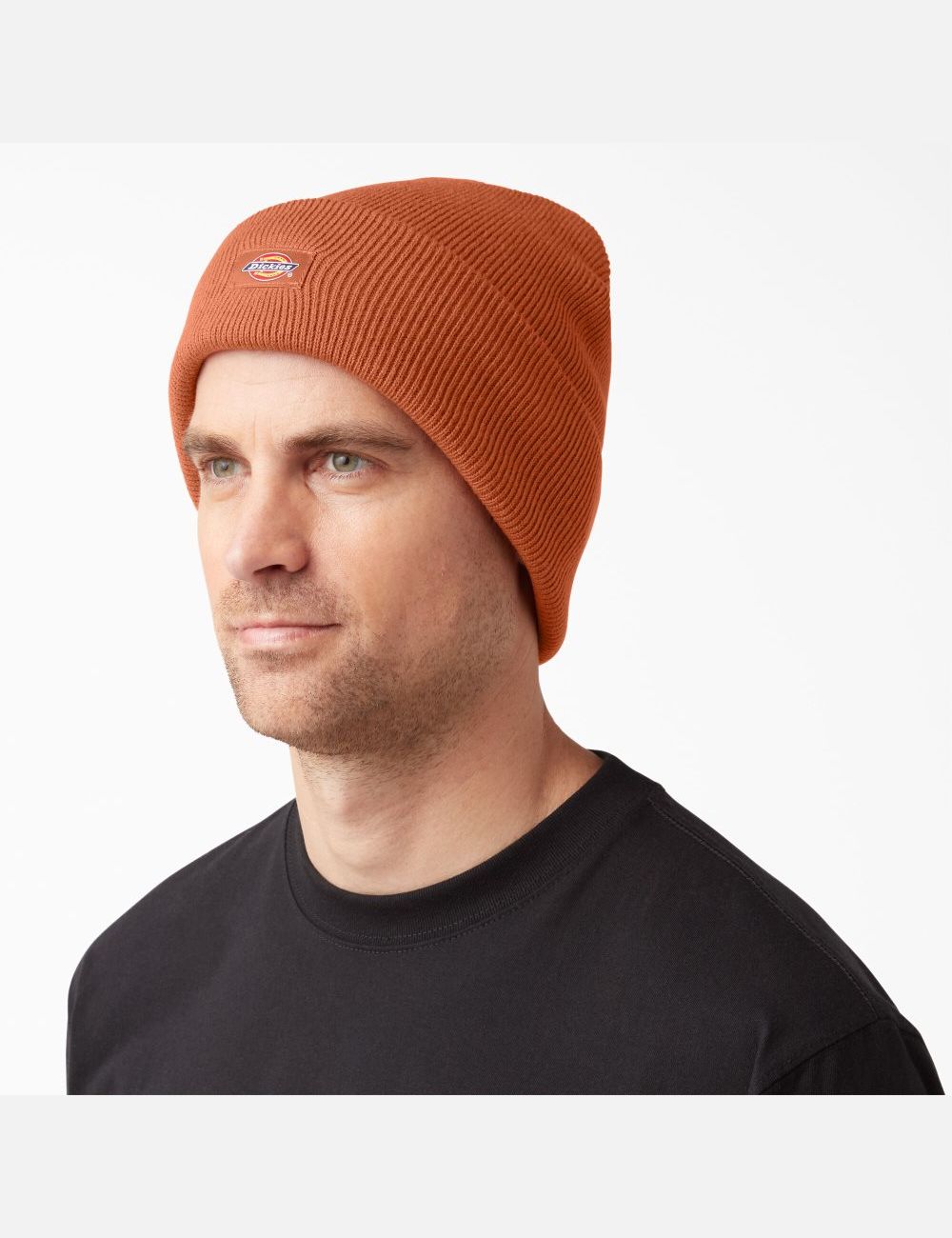 Chapeaux Dickies Cuffed Knit Marron | 825QVIBZE