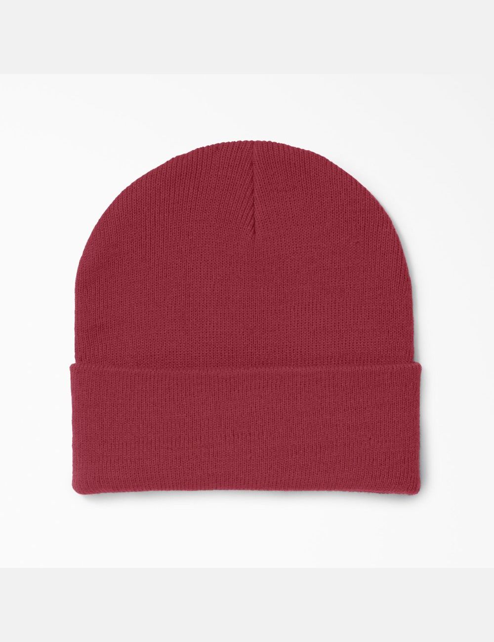 Chapeaux Dickies Cuffed Knit Rouge | 584LOMXKS