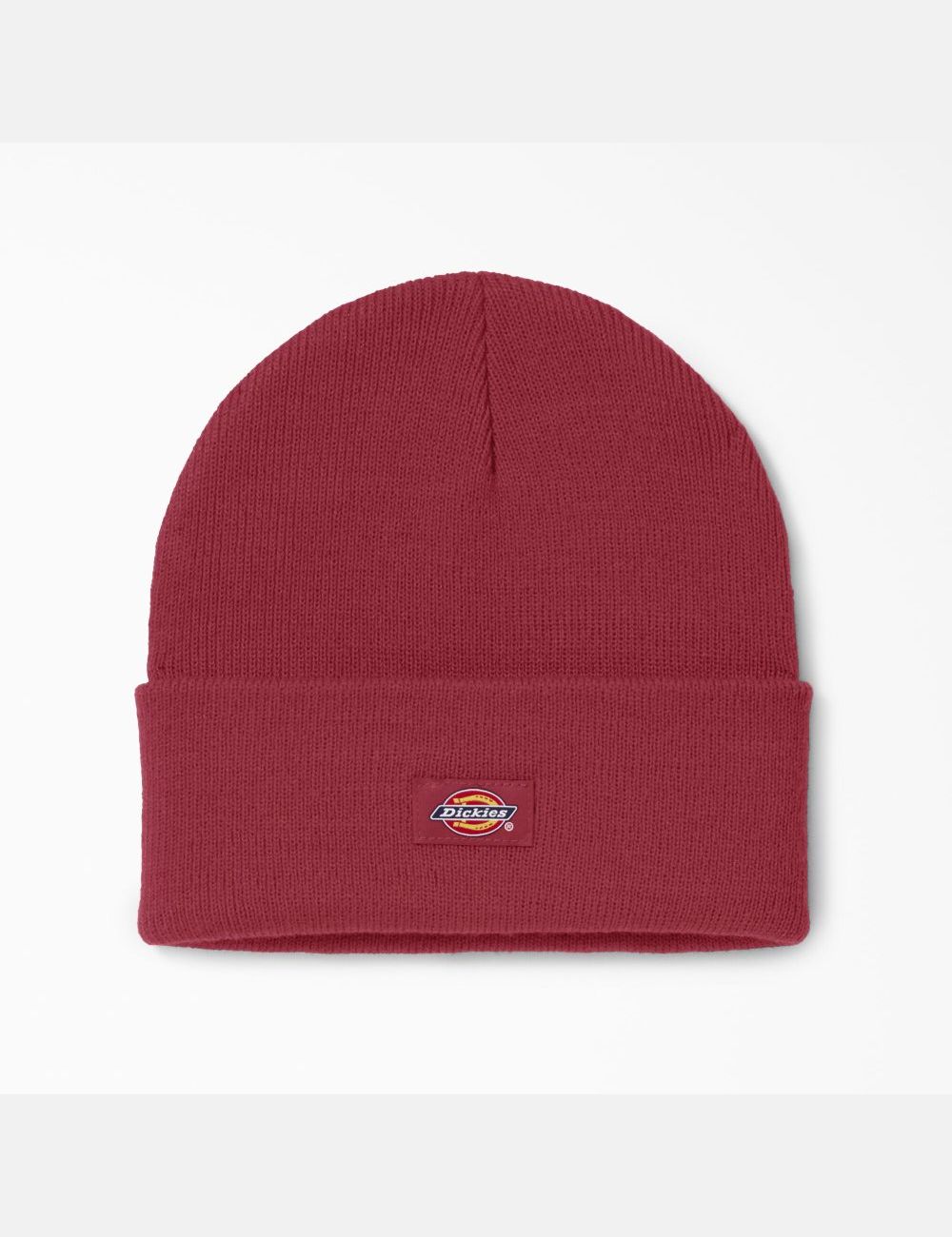 Chapeaux Dickies Cuffed Knit Rouge | 584LOMXKS