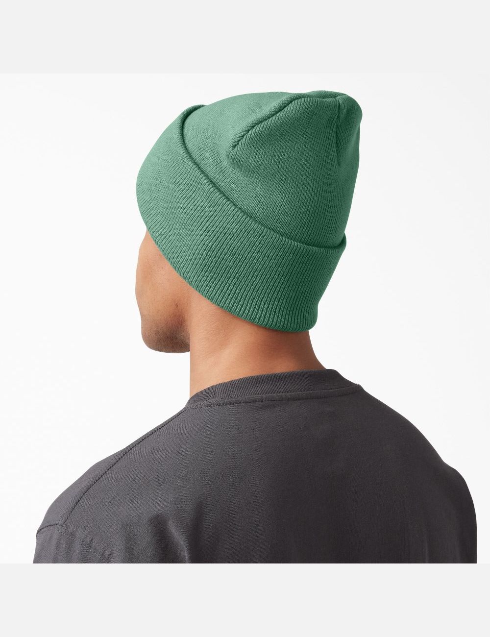 Chapeaux Dickies Cuffed Knit Vert Foncé | 516JSIRUY