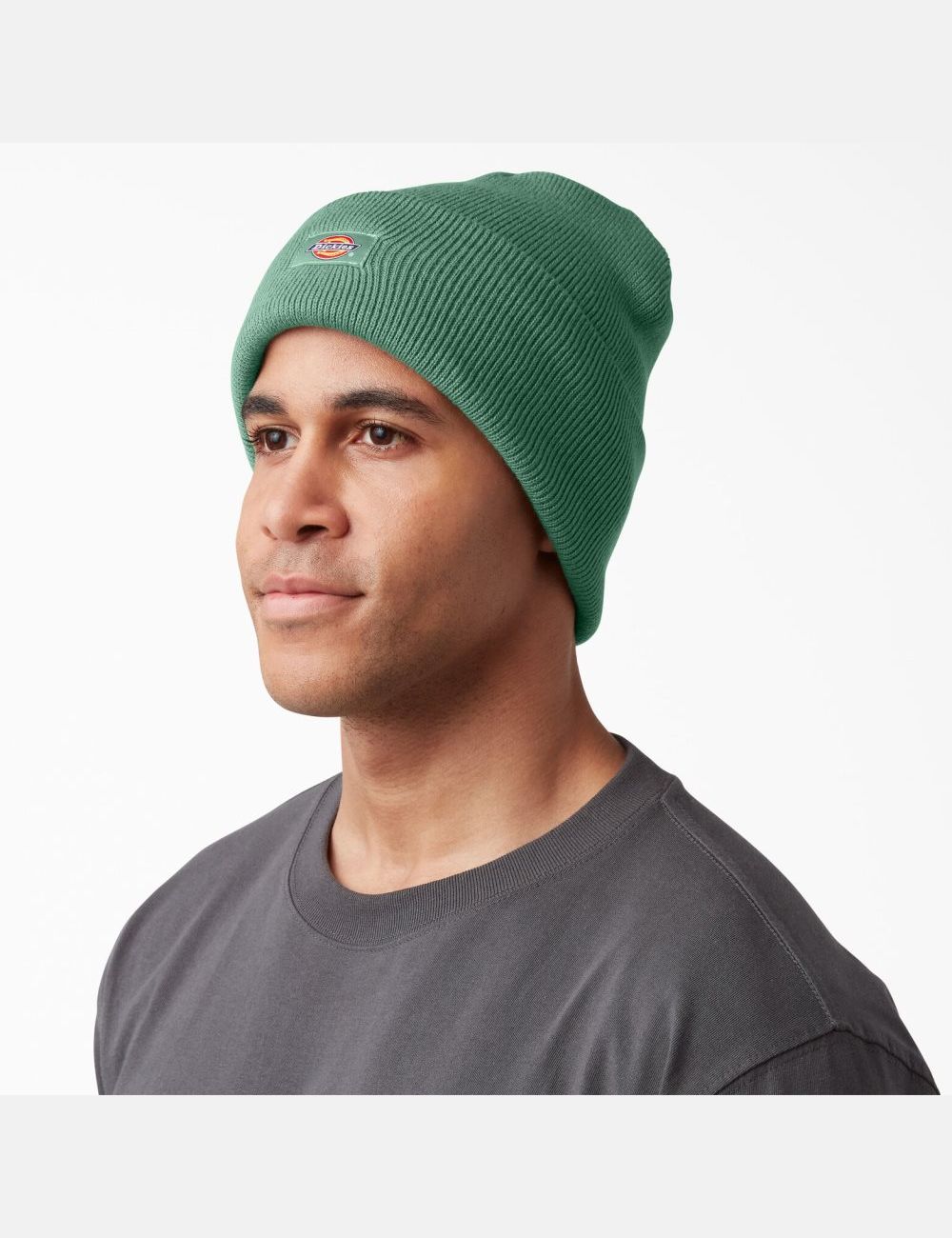 Chapeaux Dickies Cuffed Knit Vert Foncé | 516JSIRUY