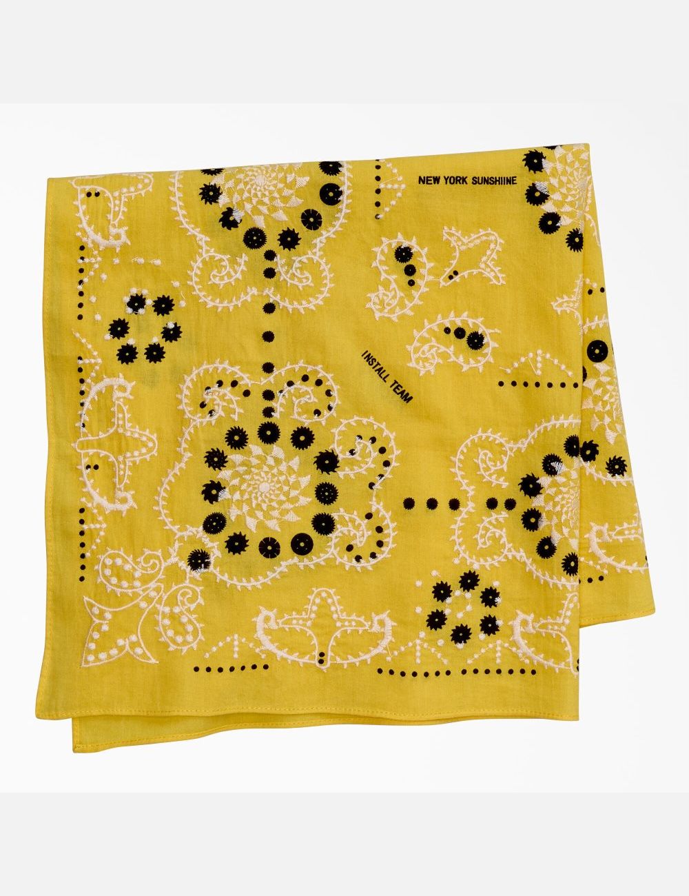 Chapeaux Dickies New York Sunshine x Table Saw Bandana Jaune | 013BUQKHS