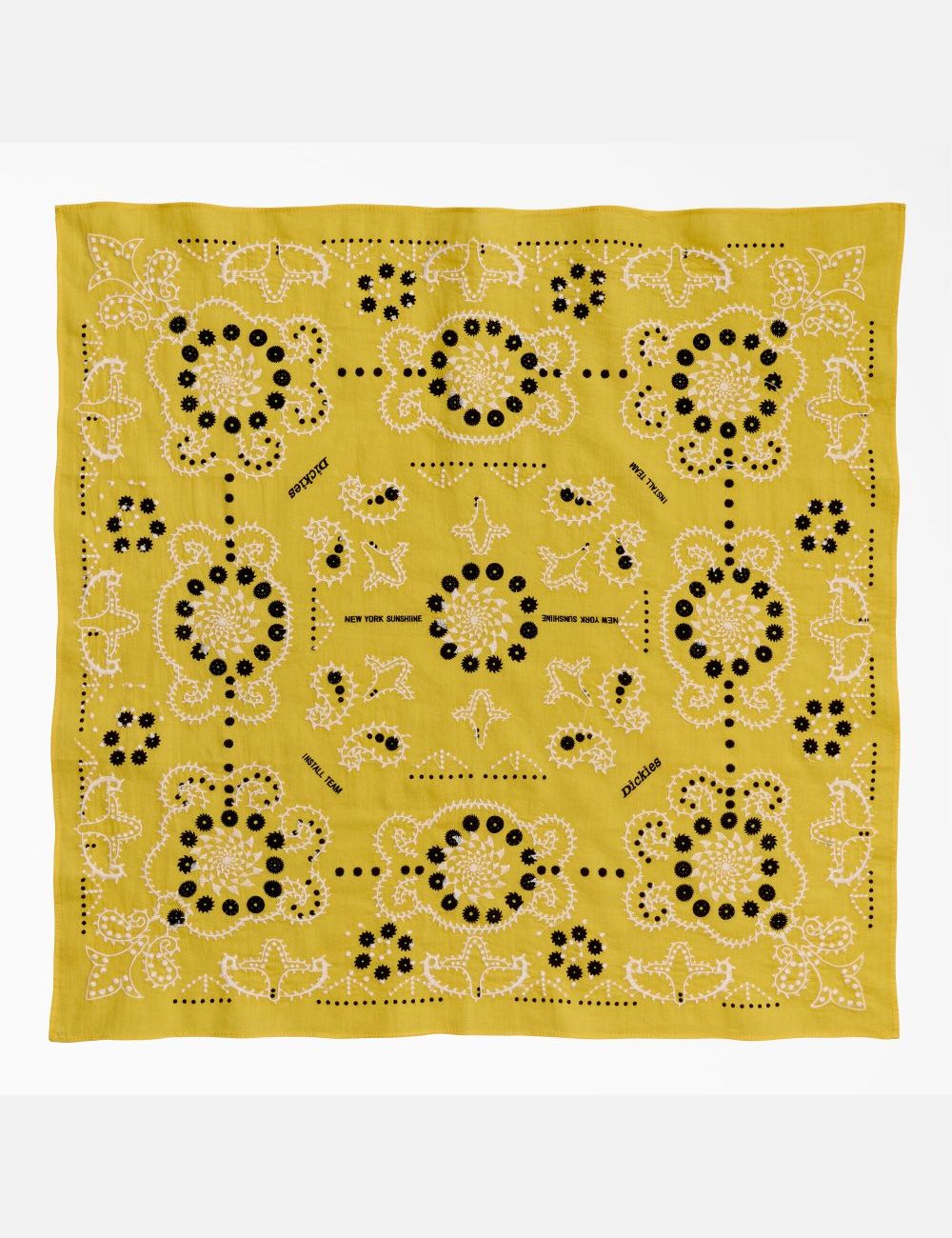 Chapeaux Dickies New York Sunshine x Table Saw Bandana Jaune | 013BUQKHS