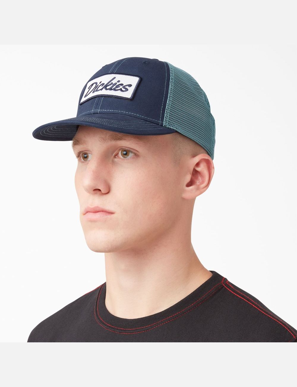 Chapeaux Dickies Patch Logo Trucker Bleu Marine | 920YJFMDI