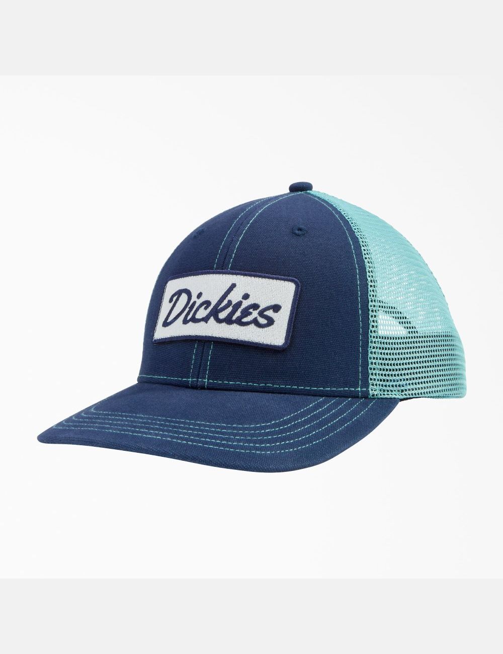 Chapeaux Dickies Patch Logo Trucker Bleu Marine | 920YJFMDI